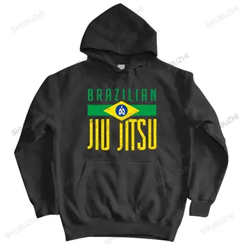 mens voľné štýl hoodies Módne bavlny značky s kapucňou na zips, BRAZÍLSKE JIU JITSU jeseň, mikiny streetwear vytlačené hoody