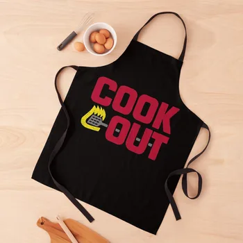 Cookout - Vintage Kriedou Textúra - Červená & Gray Zástera Zástera & Trim Handričkou Zástery Pre Človeka