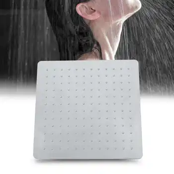12 Palcový Nehrdzavejúcej Ocele Zrážok Sprcha Hlavu Vodopád Dážď Námestie Ultraslim Pre Kúpeľňové Doplnky