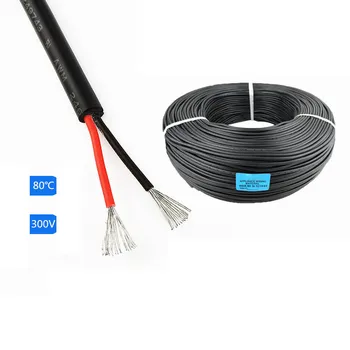 50 m 2 Pin 18AWG 20AWG 22AWG 24AWG 26AWG 28AWG Elektrické Biela/Čierna Rozšírenie Drôt LED napájací Kábel pre jednofarebné pásy