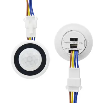 Automatické ZAPNUTIE/VYPNUTIE PIR Senzor, Light Switch 110V-220V IR (Infračervené, Indukčné Detektor Pre Ventilátor,LED Žiarovky,Strop,Žiarivka