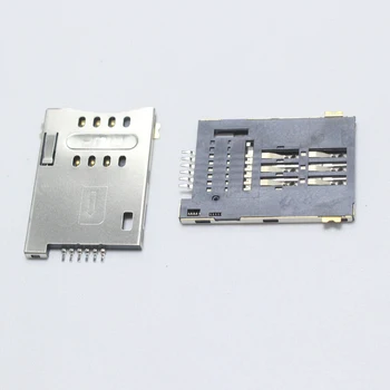 1pcs Self-jar SIM Zásuvky 6P Mini Micro Držiteľa Karty Slot Bomba SIM jack