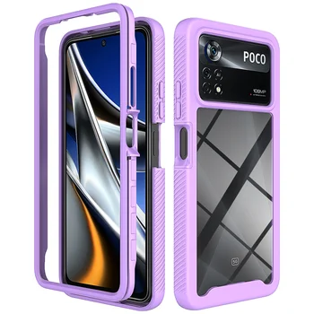 100ks/veľa Pre Poco X4 Pro 5G Poco X3 NFC Poco F3 Poco M3 Jasné Shockproof Akryl Prípade Xiaiomi Redmi Poznámka 10 Pro Poznámka 9T