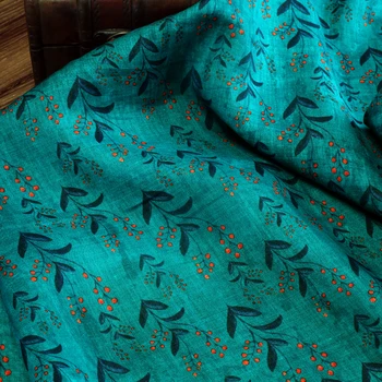 High-end čistý ramie šitie textílie digitálna tlač textílie Šaty, plášte, bundy a cheongsams textílie