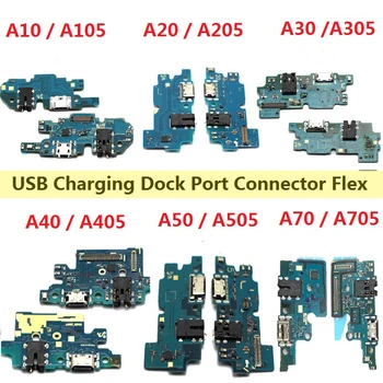 USB Nabíjací Dok Port Konektor Flex Pre Samsung Galaxy A10 A30 A40 A105 A305 A405 Nabíjanie pomocou pripojenia USB flex kábel Pre samsung a50 a70