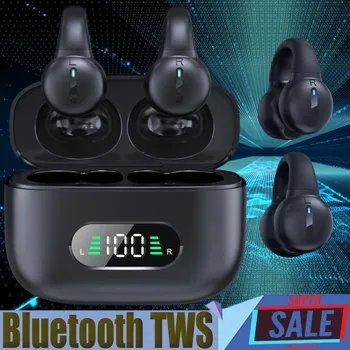 Bluetooth Bezdrôtové Slúchadlá,C Tvar Klip Ucho TWS,HIFI Stereo Surround ,Smart Touch Screen,Športové Slúchadlá pre Telefón,iPhone,Mac