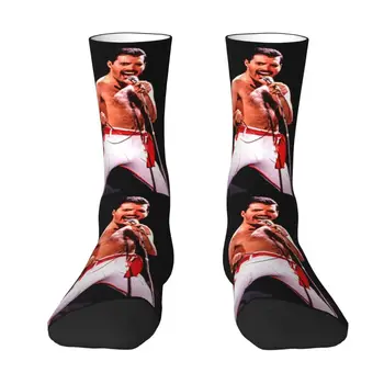 Freddie Mercury Šaty Ponožky pre Mužov, Ženy Teplé Zábavné Novinka Posádky Ponožky