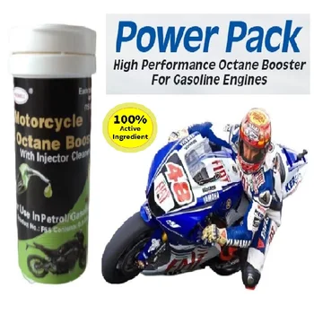 Motocykel Power Pack Vysoký Výkon Octane Booster Zvýšiť na Benzín Benzín Rýchle Zrýchlenie Eliminovať Zraziť &Ping