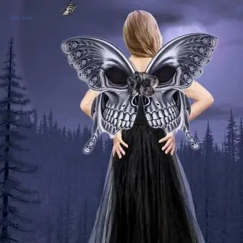 Deti-Dospelí Kostra Butterfly-Krídla hlavový most Anjel Krídla Strany Cosplay-Rekvizity pre Halloween Fáze Rekvizity Lebky Krídla