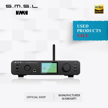 Použité produkty SMSL DP3 DAC ES9018Q2C USB Dekodér Amp Vyvážené Digitálne BT4.0 LAN Siete WIFI smernice o nebezpečných LÁTKACH Koaxiálny/Optický Audio DAC AMP