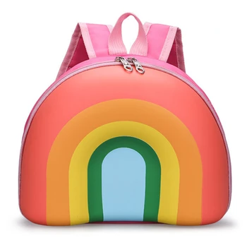 Deti Batoľa Rainbow Školské Tašky Dieťa Batoh Módne Dounts Knihy Tašky pre 3-5-ročných Detí Batoh Kruhu Schoolbags