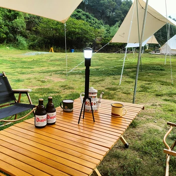 2 V 1 COB Camping Stan Svetlá Batérie Powered Záhradné Dekorácie, Lampy, Odnímateľná Ochrana Očí Nastaviteľné pre Vonkajšie Zariadenia