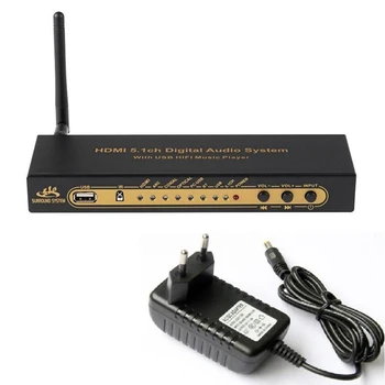 HD851BT DTS, AC3 5.1 Audio Converter Dekodér, HDMI Extractor 4K ARC SPDIF Coxial Optický Splitter S Bluetooth