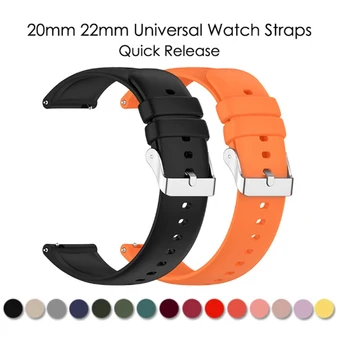 Hot Predaj 20 MM 22 MM Silikónové Hodinky Remienok 20/22 mm Univerzálny Watchband Náramkové hodinky Pásmo pre P22 Smartwatch a Iné Hodinky Náramok
