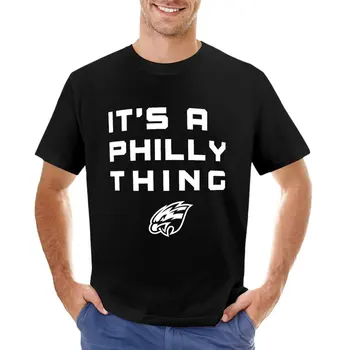 Je to Philly Vec T-Shirt Nadrozmerné t-shirt hippie oblečenie tričko muž Tee tričko tričká pre mužov
