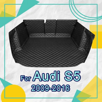 Kufri rohože pre Audi S5 Sportback Štyri dvere roky 2009-2011 2012 2013 2014 2015 2016 cargo líniové koberec interiéru príslušenstvo kryt