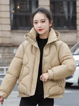 Zimný Kabát Ženy, nové voľné nadol bunda pre ženy móda kapucňou krátka bunda pre ženy 816meng