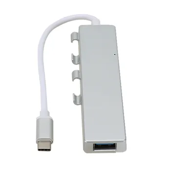USB C Hub 5 Porty 5Gbps USB 3.1 Konektor OTG Podporované Kompaktný USB C Dokovacej Stanice pre PC, Notebook, Telefón