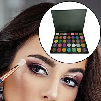35 Farby Eyeshadow make-up Paletu Profesionálnych Sweatproof Nepremokavé Eyeshadow Palety na Valentína Ženy, Dievčatá Strana