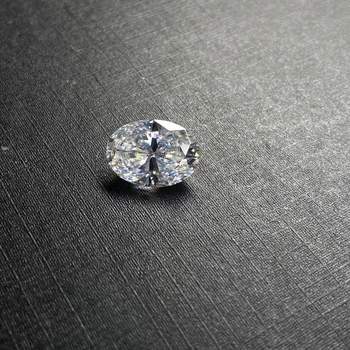 Klasické Šperky, Biela Farba, D VVS Elipsovitý Rez Moissanite Diamond 1.5 Karát 6x8mm Syntetické Voľné Drahokam