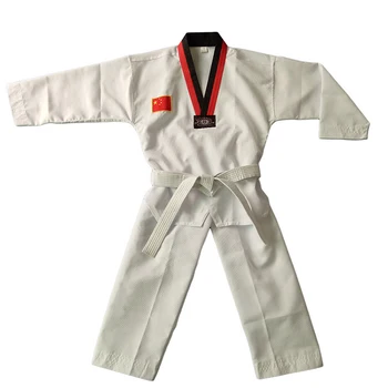 Taekwondo Športové Bavlna Karate Jednotné pre Deti & Dospelých Ľahký Študent Karate Gi Bojových Umení Uniforme s Bielym Pásom