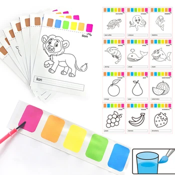 8Pcs Zábavné Farby Art Kit Maľovanky Pre Deti DIY Prenosné Umenie Maľba Hračky pre Deti Darček k Narodeninám