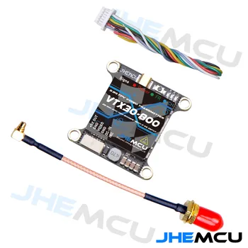 JHEMCU VTX30-800 5.8 G 40CH PitMode Nastaviteľné FPV VTX 2-6 30X30mm pre RC Lietadlo FPV Freestyle Drone DIY Časti