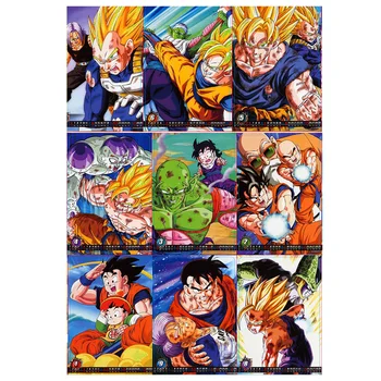 9pcs/set Dragon Ball Z GT Super Saiyan Heroes Bitka Kartu Ultra Inštinkt Goku Vegeta Herné Kolekcia Kariet