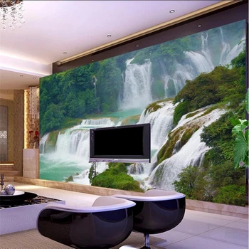 beibehang Vlastnú tapetu 3d nástenná maľba rozprávková super HD vodopád vody, TV joj, nástenné dekoračné maľovanie nástenná maľba 3d tapety