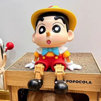 Gk Bábkové Crayon Shin-Chan Cosplay Pinocchio Série Blockhead Anime Akčné Figúrky Bluetooth Reproduktor Periférnych Zariadení Narodeninám