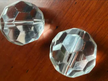 20 mm Jasné, s 32 stretávajú crystal ball pre optické vlákna luster/záclony Prívesky