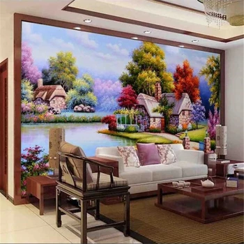 beibehang abstraktných de parede Vlastnú tapetu 3d nástenná maľba fantasy rozprávkový svet, TV joj stene obývacej izby, spálne, behang tapety