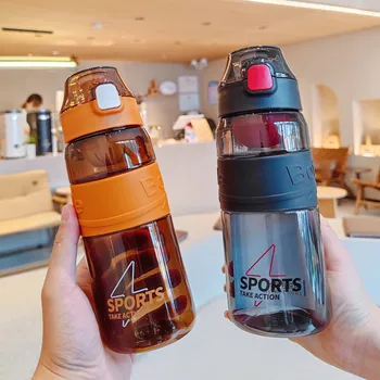 Móda materiál pohár s rovnou pitnej pohár s čajom oblasť športová fľaša na vodu