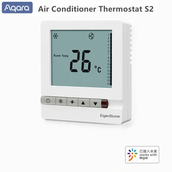 Aqara EigenStone Smart Klimatizácia Termostat S2 Chladenie Kúrenie Pre Centrálnu Klimatizáciu Ventilátor Regulácia Teploty