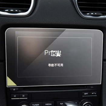 Automobilová GPS navigácia film na LCD obrazovke Tvrdené sklo ochranný film Anti-scratch Film pre Porsche 718 Boxster 2016-2020