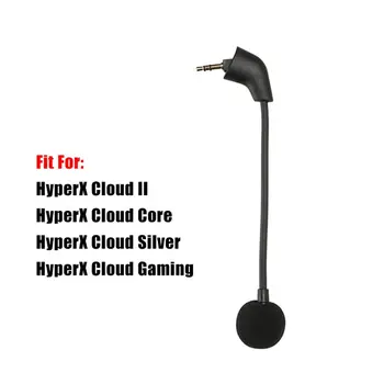 Mini Prenosný Mikrofón mušle slúchadiel Kábel pre Slúchadlá, Mikrofón pre HYPERX Cloud II Core Silver Herné Cloud Alfa S