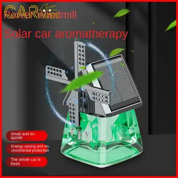 Solárna Energia Auto Prístrojový Panel Vzduchu Sviežosť Veterný Mlyn Dizajn, Ľahké Odolné Veterný Mlyn Aromaterapia Pevné Auto