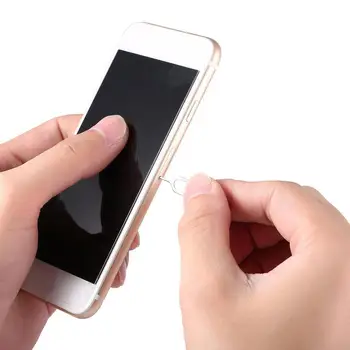 1PCS zásuvka na Kartu Sim Odstránenie Vysunúť Pin Kľúčový Nástroj z Nerezovej Ocele Ihly pre Chytré Telefóny Smartphone